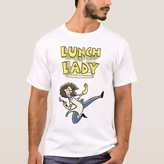 Lunch Lady Mannen T-shirt (Voorkant)
