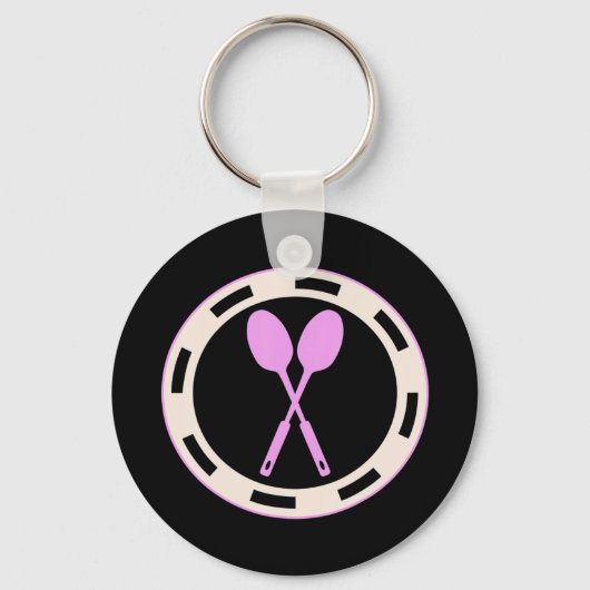 Lunch Lady - Onderschat oma Lunch Lad nooit Sleutelhanger (Voorkant)