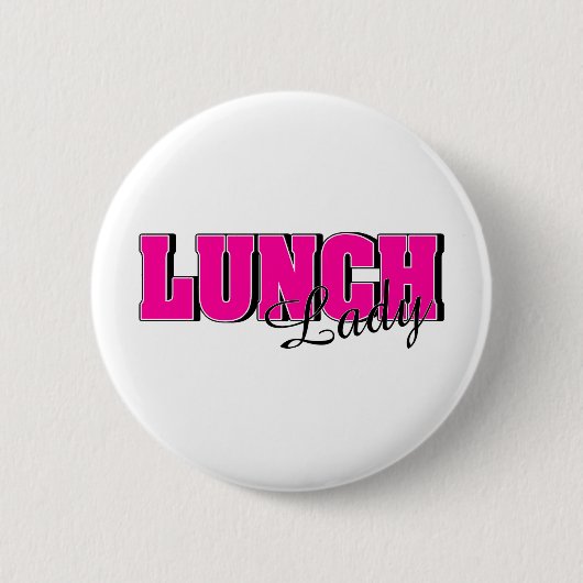 Lunch Lady Ronde Button 5,7 Cm (Voorkant)