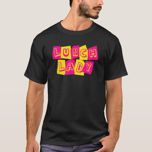 Lunch Lady Squad  Back to School Cafeteria Crew Re T-shirt (Voorkant)
