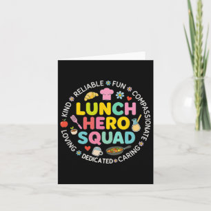 Lunch Lady Squad Lunch Hero Squad Preppy Terug naa Kaart