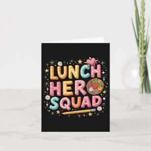 Lunch Lady Squad Lunch Hero Squad Preppy Terug naa Kaart