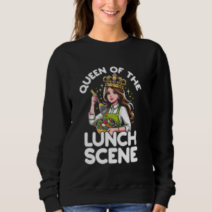 Lunch Lady Squad School Kantine Vrouw Cafetaria W Trui