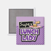Lunch Lady - Super Lunch Lady Magneet (Voorkant / Achterkant)
