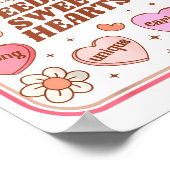 Lunch Lady Valentines Day Retro Cute Cafeteria Swe Poster (Hoek)