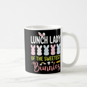 Lunch Lady van de liefste konijnen Pasen Clroom S Koffiemok