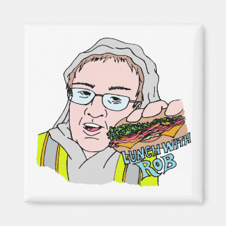 Lunch met Rob! Magneet