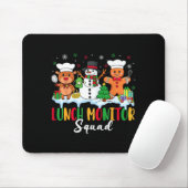 Lunch Monitor Squad Reindeer Snowman Gingerbread C Muismat (Met muis)
