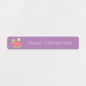 Lunch-naam watermeloen op school labels (Design 1)