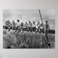 Lunch op de wolkenkrabber, 1932 New York