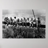 Lunch op een wolkenkrabber 1932 NYC IJzerwerkers G