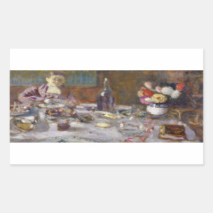 Lunch Rechthoekige Sticker