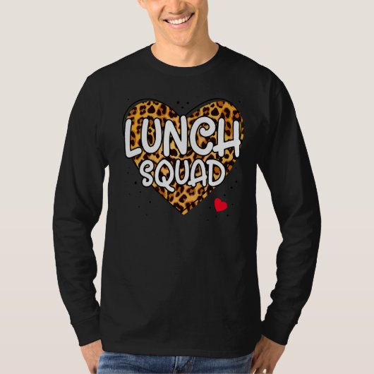 Lunch Squad Group Matching School Cafeteria Crew S T-shirt (Voorkant)