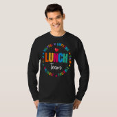Lunch Team Group Leopard Matching School Spirit T-shirt (Voorkant volledig)