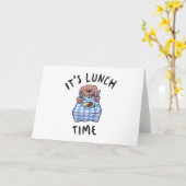 Lunch Time Kaart (Gele Bloem)