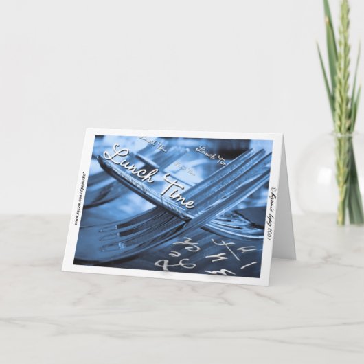 Lunch Time Kaart (Voorkant)