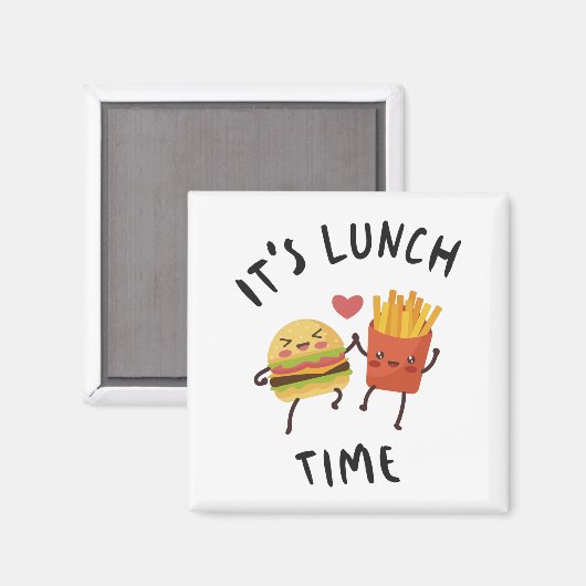 Lunch Time Magneet (Voorkant / Achterkant)