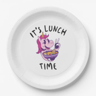 Lunch Time Papieren Bordje
