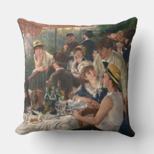Lunch van de Boating Party - Auguste Renoir Kussen