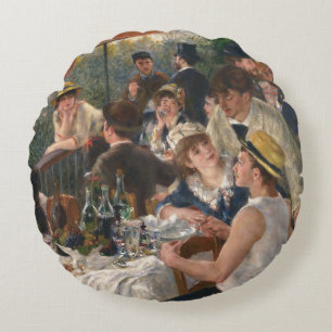 Lunch van de Boating Party - Auguste Renoir Rond Kussen