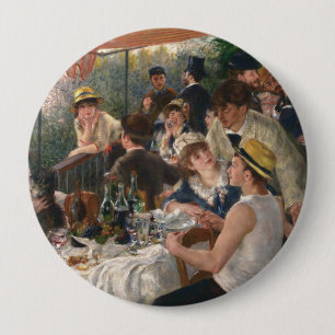 Lunch van de Boating Party - Auguste Renoir Ronde Button 4,0 Cm