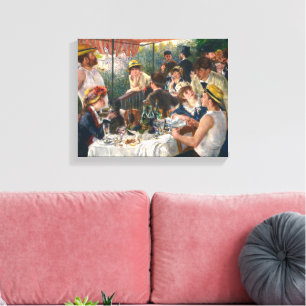 Lunch van de roeipartij Renoir Canvas Afdruk