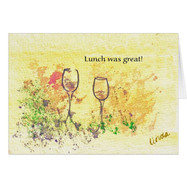 Lunch was geweldig - Gepersonaliseerd - Gepersonal (Voorkant Horizontaal)