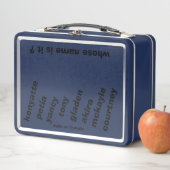Lunchbox avec Unisex Names bY métropolim (En situation)