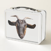 Lunchbox - Bruine/Zwarte Geit (Achterkant)