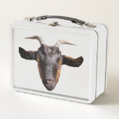 Lunchbox - Bruine/Zwarte Geit (Voorkant)