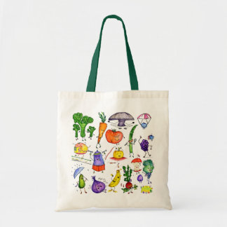 Lunchbox Bunch Bag groene riem Tote Bag
