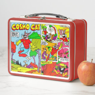 Lunchbox Cosmo Cat Comics des années 1950 