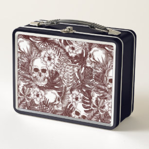 Lunchbox de crânes de jungle