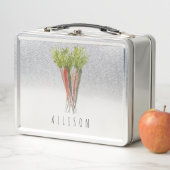 Lunchbox d'école pour filles personnalisées, Carot (En situation)