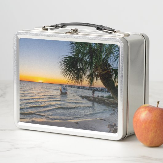 Lunchbox du coucher de soleil de la Floride (En situation)