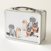 Lunchbox en métal Chiens favoris (Dos)