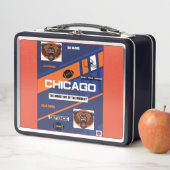 Lunchbox en métal de l'équipe de Chicago (En situation)