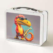 Lunchbox en métal Dinosaur cool (Dos)