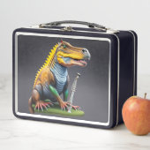Lunchbox en métal Dinosaur cool (En situation)