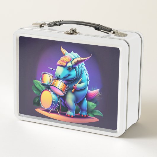 Lunchbox en métal Dinosaur cool (Devant)