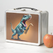 Lunchbox en métal Dinosaur cool (En situation)