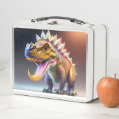 Lunchbox en métal Dinosaur cool (En situation)