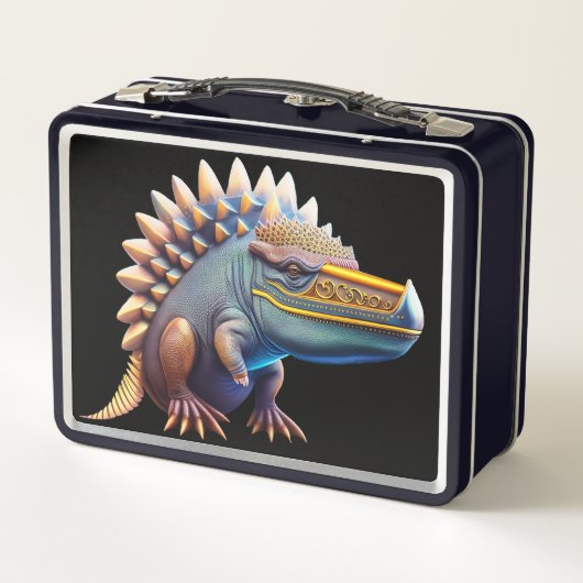 Lunchbox en métal Dinosaur cool (Dos)