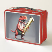 Lunchbox en métal Dinosaur cool (Dos)