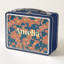 Lunchbox en métal d'Oranges Fausses