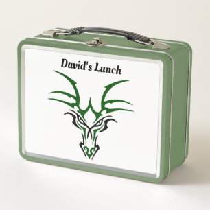 Lunchbox en métal face Dragon