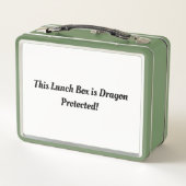 Lunchbox en métal face Dragon (Dos)