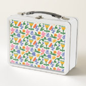Lunchbox en métal floral pour le printemps (Devant)