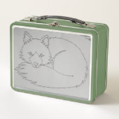 Lunchbox en métal Fox (Devant)