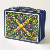 Lunchbox en métal inoxydable aux couleurs jamaïcai (Devant)